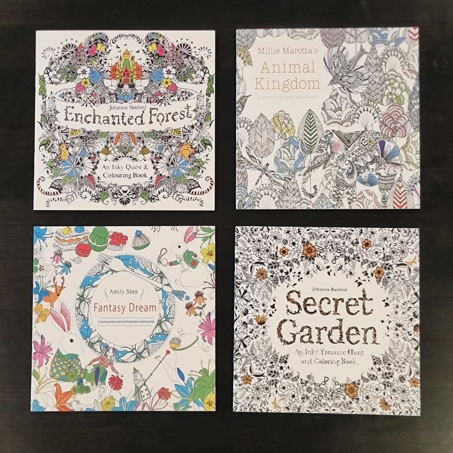 Ensemble de 4 livres de coloriage