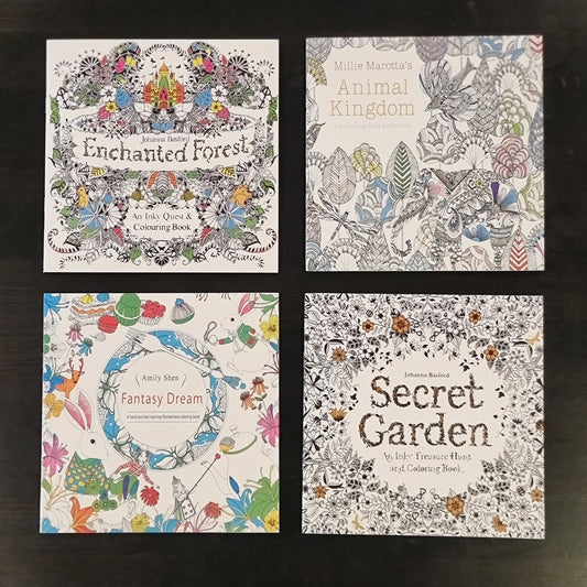 Ensemble de 4 livres de coloriage