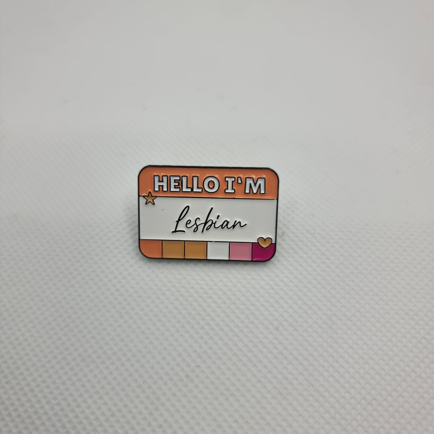 Bonjour, je suis des épingles en émail LGBT | BI Pan Asexuel Trans Gay Lesbienne Broches Insignes de Revers | Boîte de dialogue Couleur arc-en-ciel de la fierté | Épinglettes