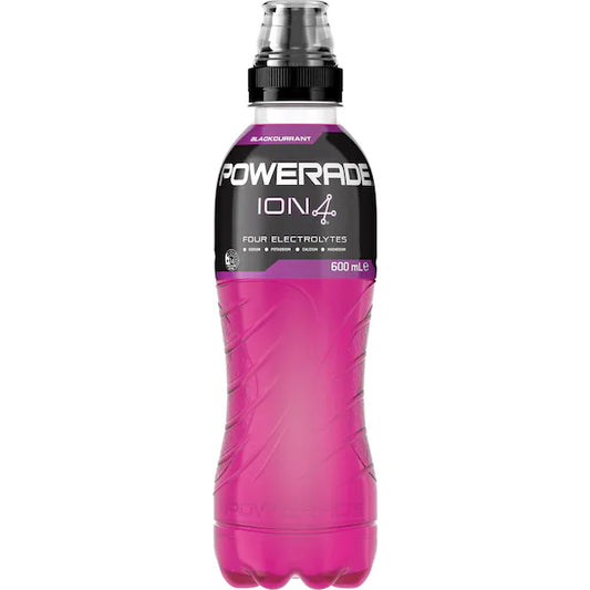 Powerade ION4 Blackcurrant Sports Drink Sipper Cap 600mL