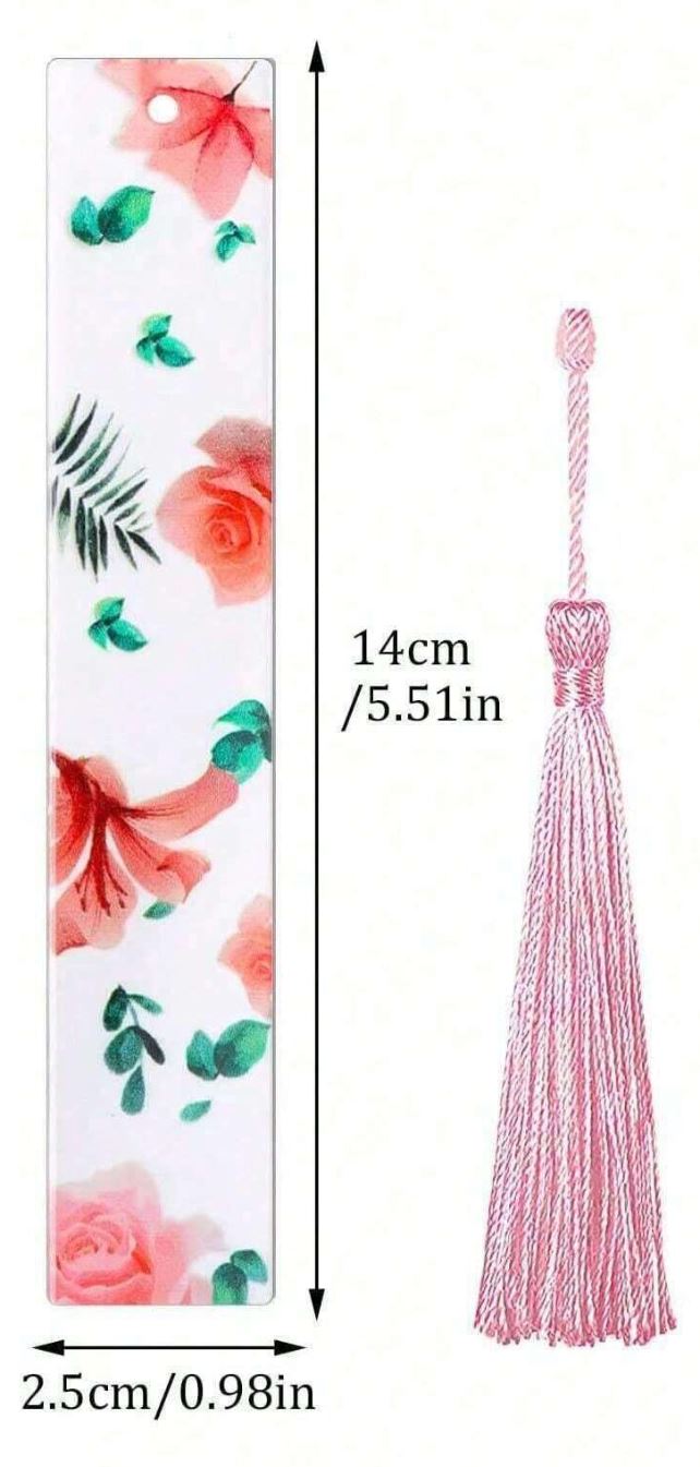 Resin Dry Flower Bookmark