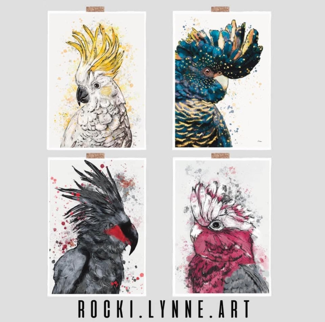 Australian Birds Fine Art print - A4