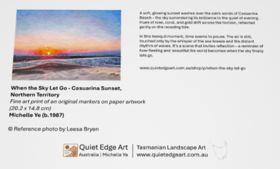 Quiet Edge Art Greeting Card