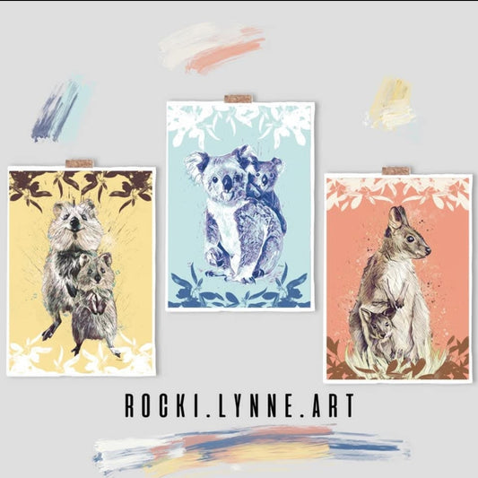 Australian Animals Fine Art Print