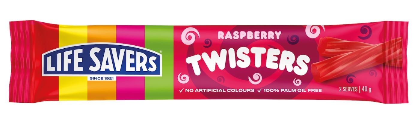 Life Savers Raspberry Twisters 40g