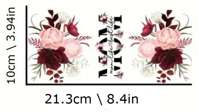 Conception UV 3D MOM sur gobelet de 16 oz