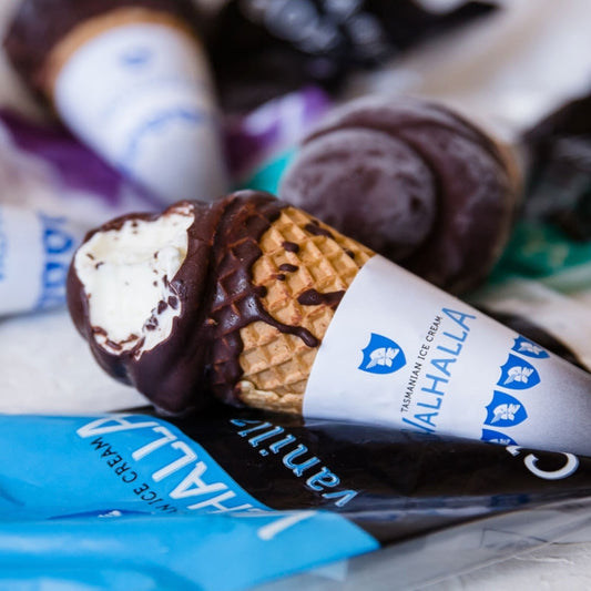 Valhalla Vanilla Choc Top Cone