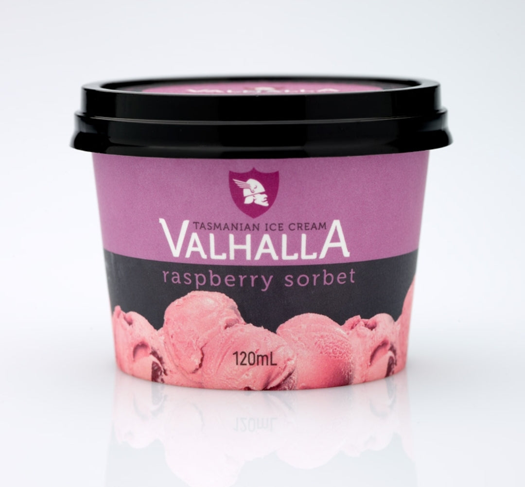 Valhalla Mini Raspberry Sorbet 120ml