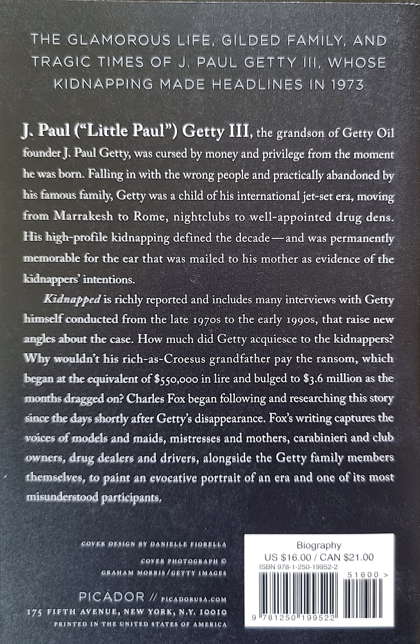 Kidnappé - La vie tragique de J. Paul Getty III