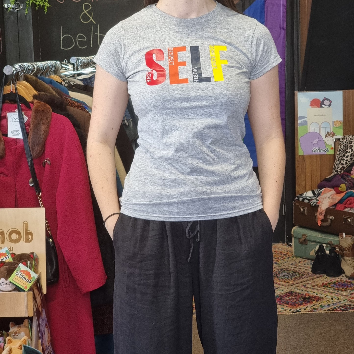 T-shirt à manches courtes pour dames - Style doux