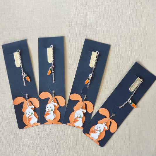 Rabbit holding a carrot Bookmark