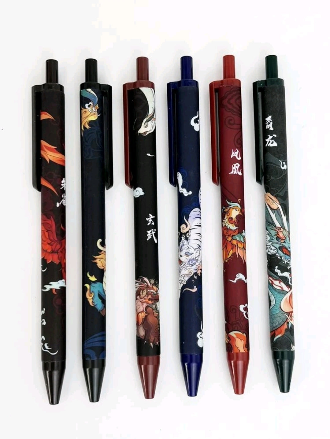 Stylo gel motif animalier