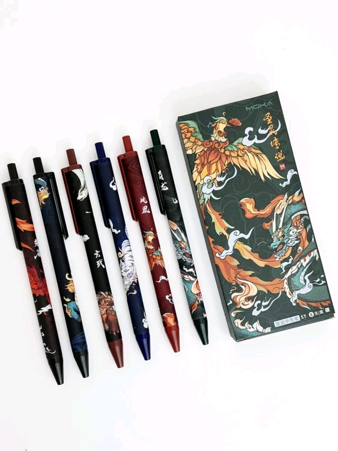 Stylo gel motif animalier
