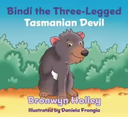 Bindi le diable de Tasmanie à trois pattes