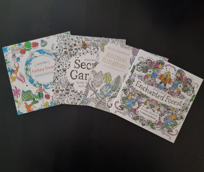 Set of 4 Colouring Books