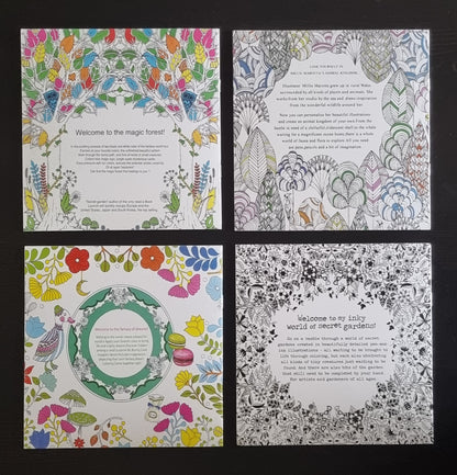 Set of 4 Colouring Books