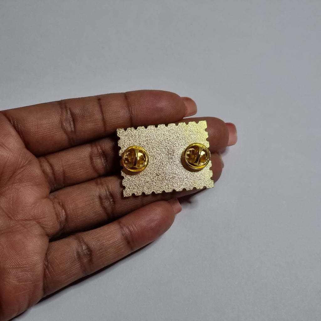 Sci-Fi Movie Postage Stamp Enamel Pin