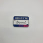Bonjour, je suis des épingles en émail LGBT | BI Pan Asexuel Trans Gay Lesbienne Broches Insignes de Revers | Boîte de dialogue Couleur arc-en-ciel de la fierté | Épinglettes
