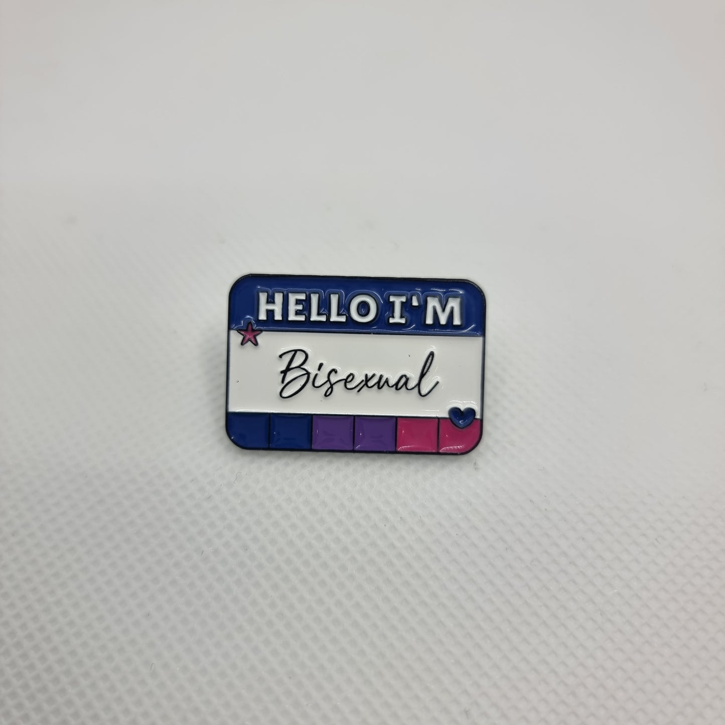 Hello I'm LGBT Enamel Pins | BI Pan Asexual Trans Gay Lesbian Brooches Lapel Badges | Pride Rainbow Color Dialog Box | Lapel pins