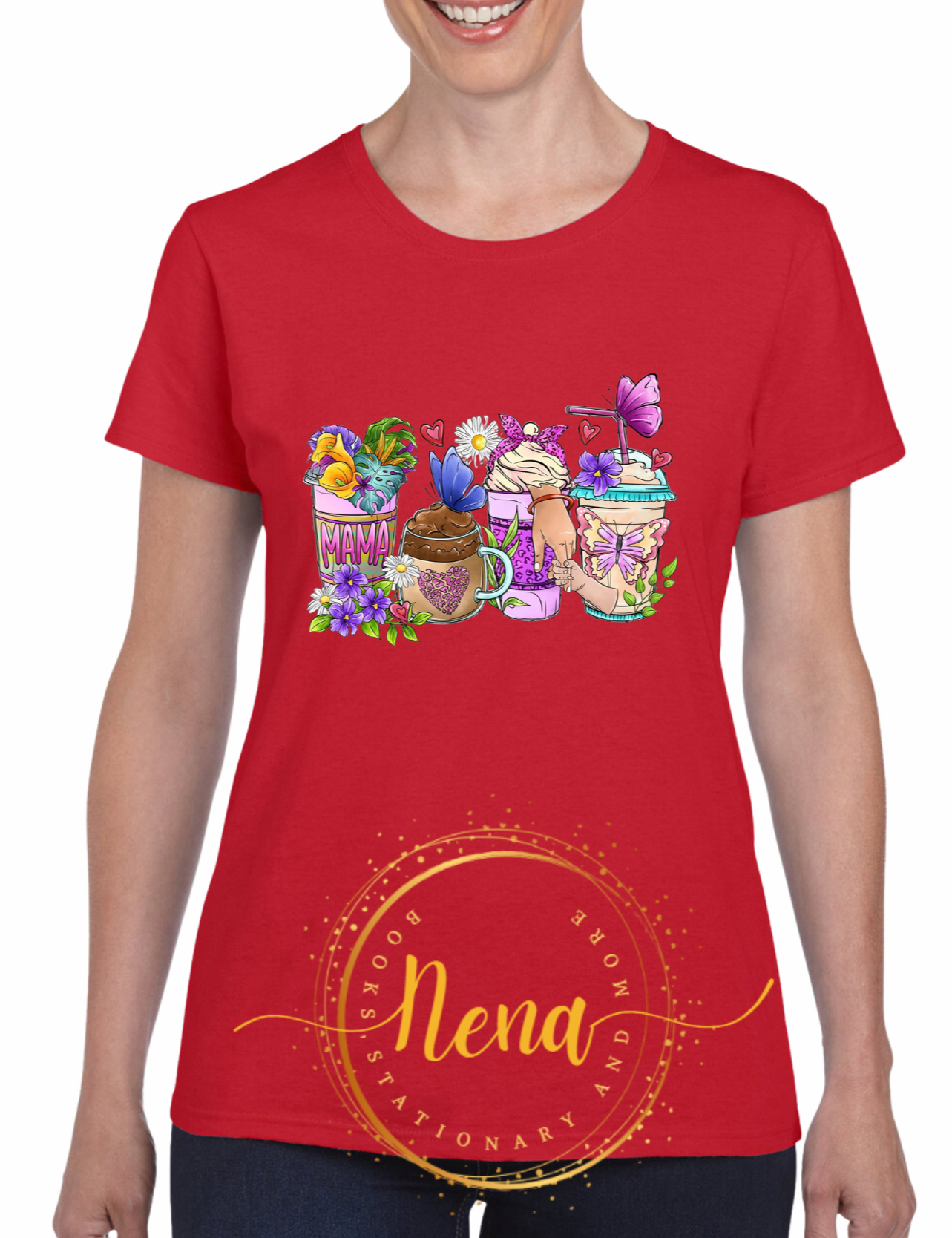 Ladies Heavy Cotton T-shirt - MAMA DTV Print