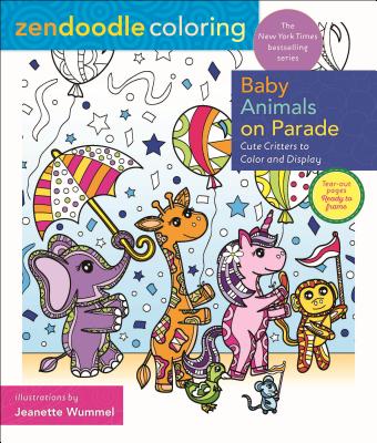 Coloriage Zendoodle : Bébés animaux en parade