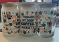 Fueled by Iced Coffee & Anxiety Glass Tumbler with Straw