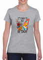 Sport grey ladies t-shirt
