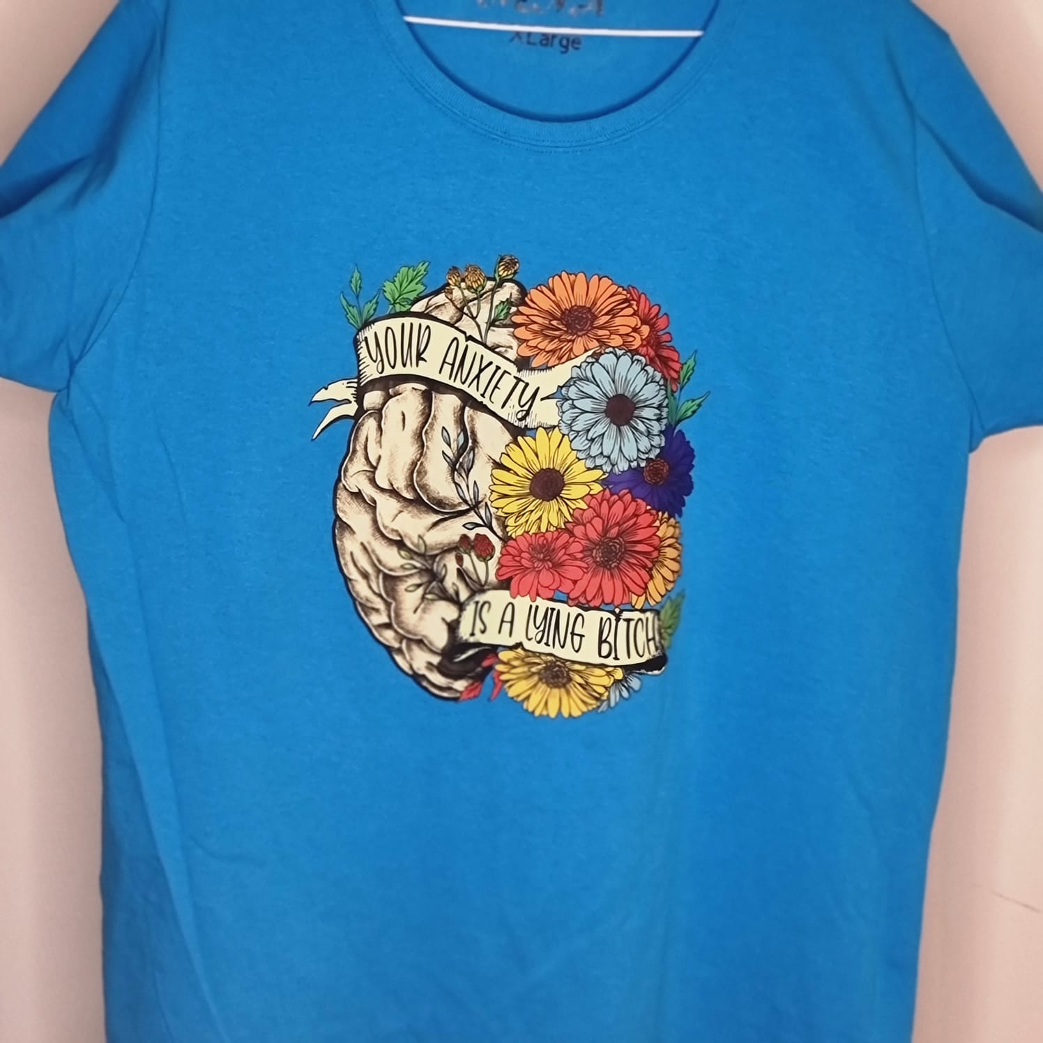 Votre anxiété est un mensonge ***** T-shirt pour femme imprimé DTV 3D