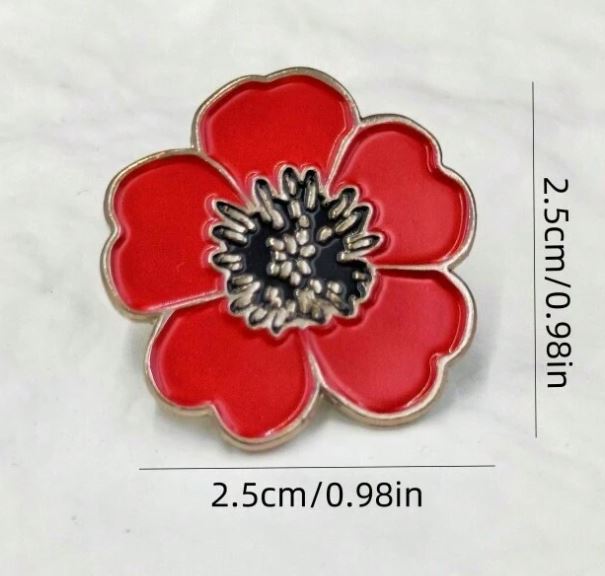 Memorial/Anzac Day Commemorative Enamel Pin