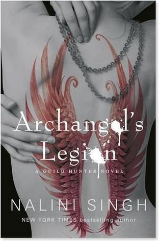Book cover of 'Archangel's Legion' by Nalini Singh featuring a tattoo design.