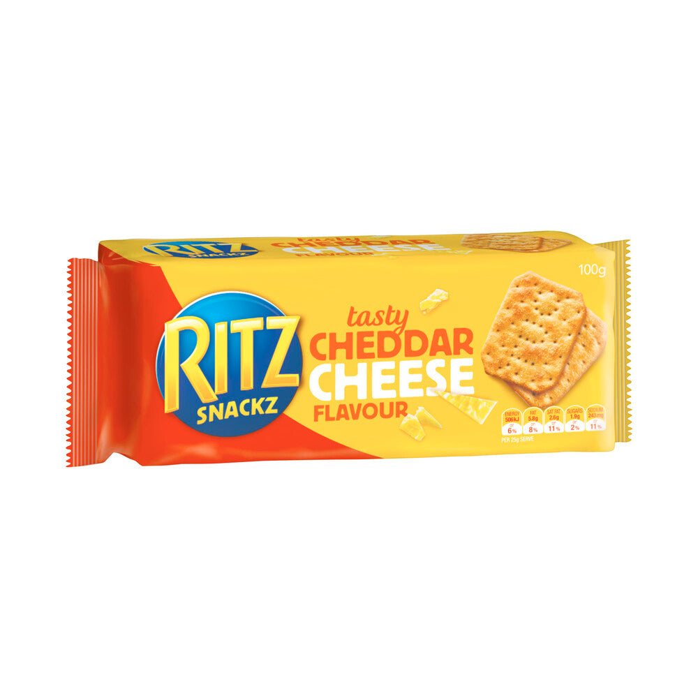 Ritz Snackz Tasty Cheddar Cheese Crackers | 100g