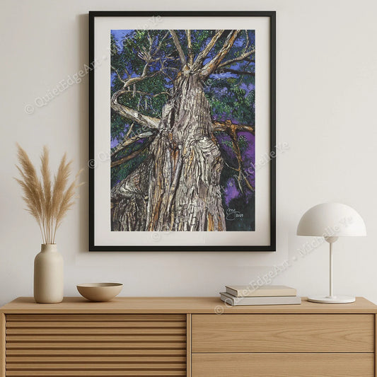 A5 Unframed Art Print - Veins of the Earth - Queen's Domain, Tasmania