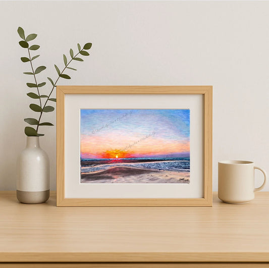 A5 Unframed Art Print - When the Sky Let Go - Casuarina Sunset, Northern Territory