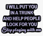 Dark Humour Quote Enamel Pin