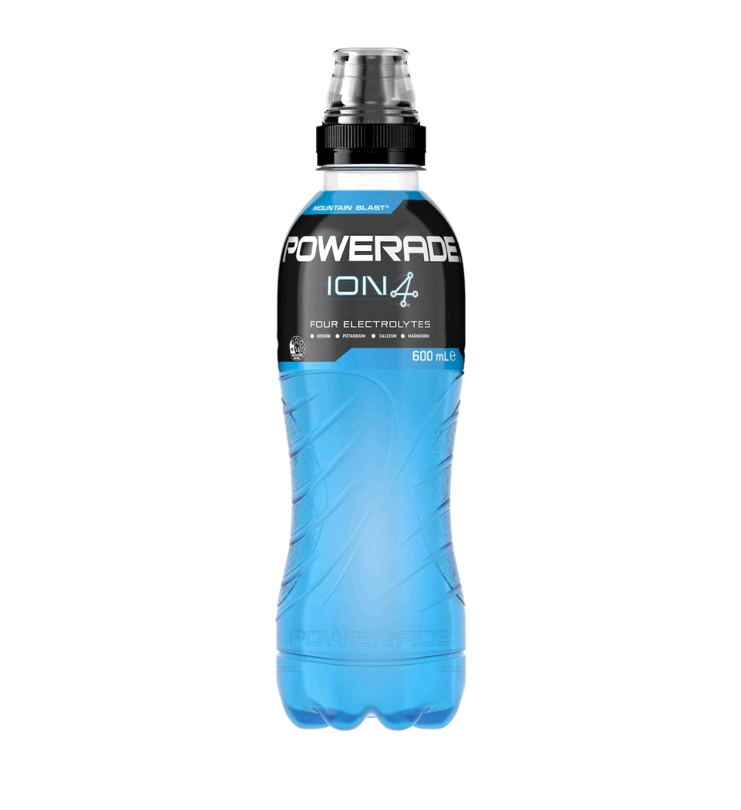 Powerade lon4 Mountain Blast Drink Sipper Cap 600ml