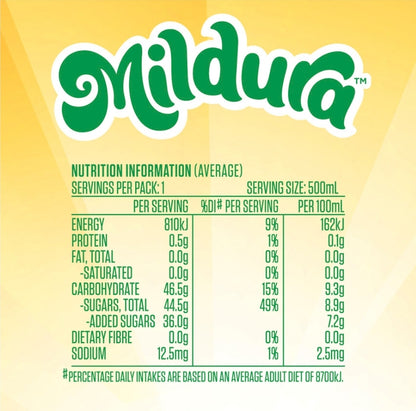Mildura Orange & Mango Fruit Drink 500ml