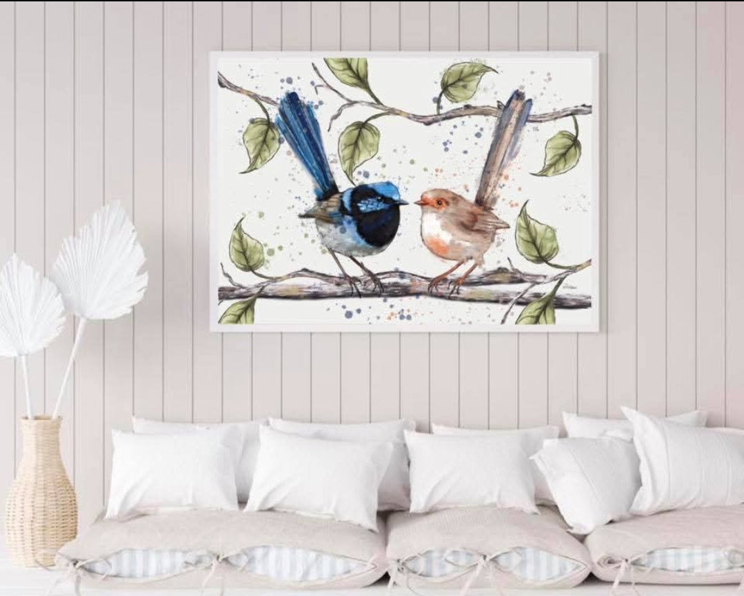 Australian Birds Fine Art print - A3