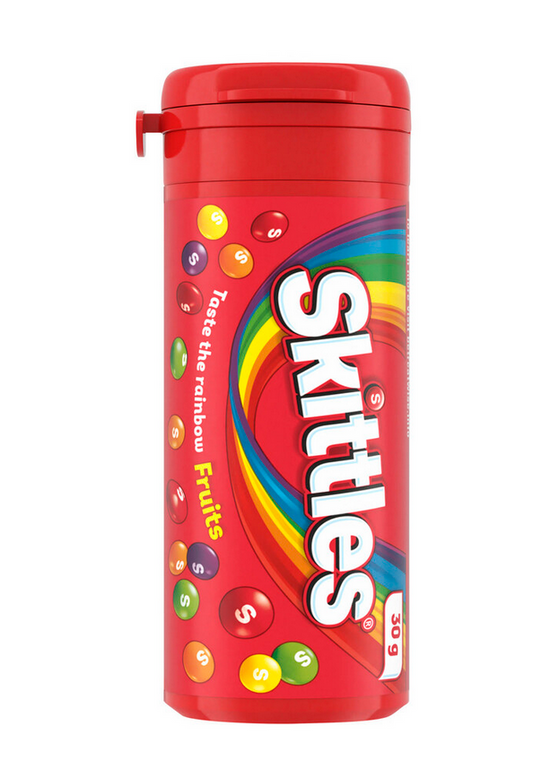 Skittles Fruits Chewy Lollies Tube 30g