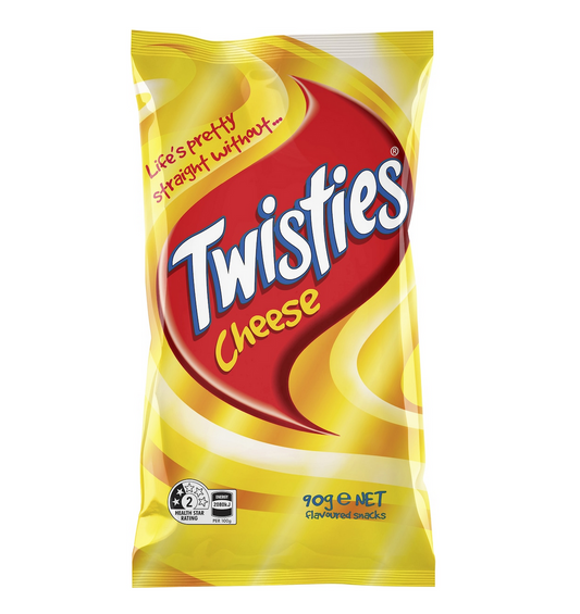 Twisties Cheese Snacks 90g