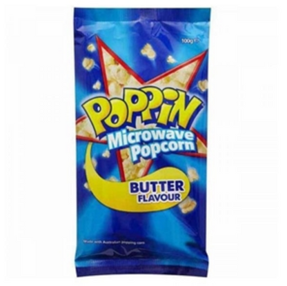 Poppin M/Wave Popcorn 100g - Original Butter Flavour