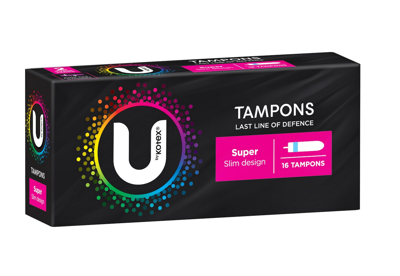 U by Kotex Tampons Super 16 Pack