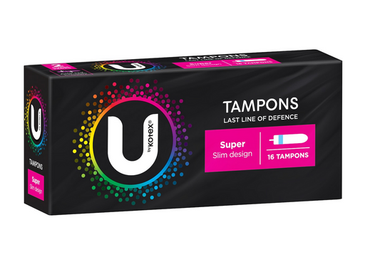 U by Kotex Tampons Super 16 Pack