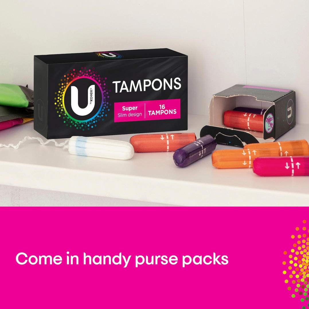 U by Kotex Tampons Super 16 Pack