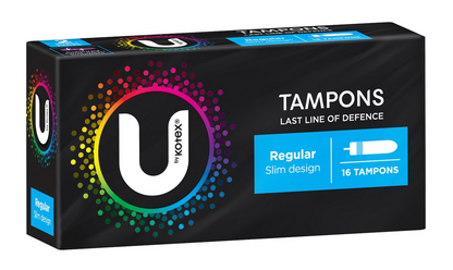 U by Kotex Tampons Regular 16 Pack