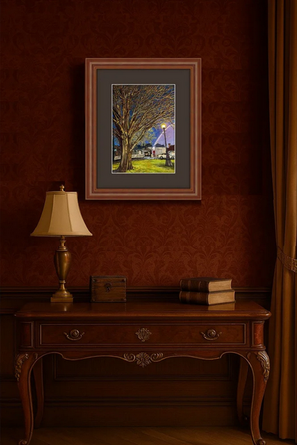 A5 Unframed Art Print - Quiet Corner of Battery Point, Tasmania