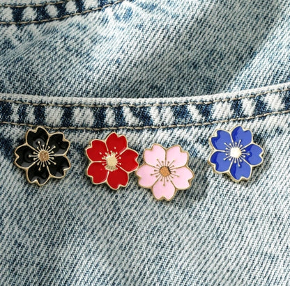 Flower pins