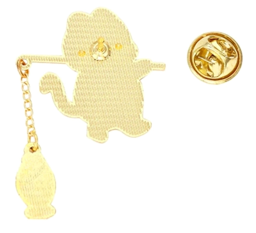 Épingle de conception de chat et de poisson