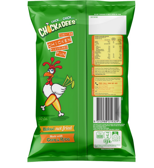 Chickadees Chicken Flavoured Snacks 90g