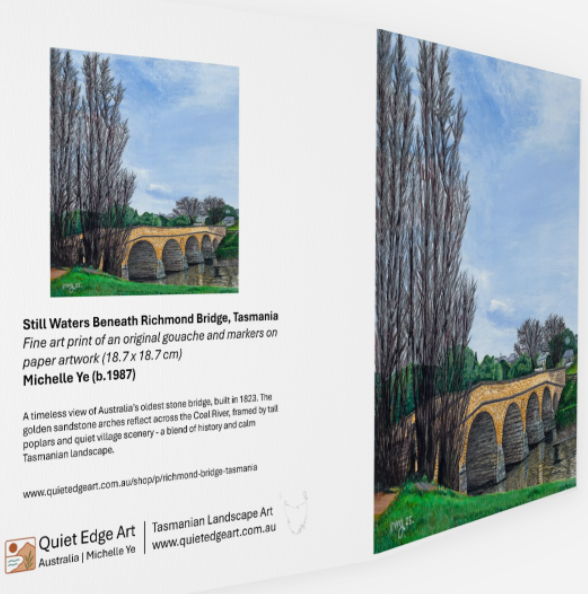 Quiet Edge Art Greeting Card