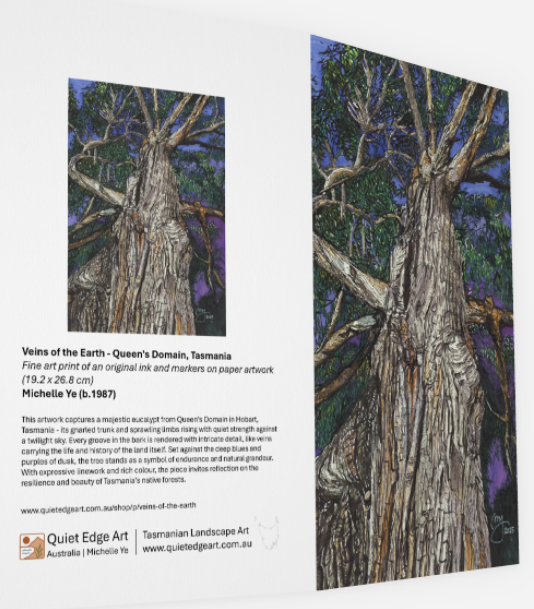 Quiet Edge Art Greeting Card